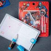 Disney 1/2 buc Caiet cu desene animate Disney, Caiet pentru studenți, Caiet Marvel Set cu pix, Papetărie cu pandantiv, Carte de materiale, Blocnotes, Papetărie școlară, Premii pentru studenți, Blocnotes pentru petreceri, Rechizite de papetărie școlară, Specific biroului, Pix pentru examen