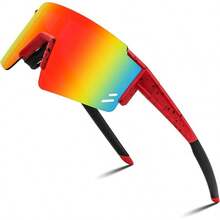 Rojo Montura negra/Espejo rojo