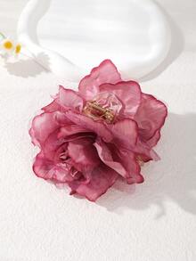 发夹 1 件玫瑰花朵发夹，复古波西米亚休闲美学风格，适合日常休闲发型配饰发饰，学校用品，学院秋季配饰秋冬度假装女士 - 彩色 - 查看 15