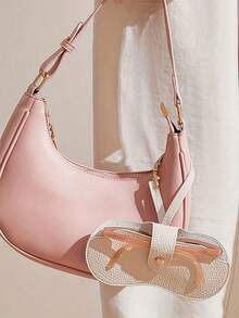 2/1个多功能眼镜收纳袋，时尚防压便携眼镜盒，男女通用眼镜保护套，旅行必备，适合旅行、返校、学习用品、假日露营、度假，四季皆宜，是送给家人、朋友、爱人的理想礼物。 - 彩色 - 查看 4