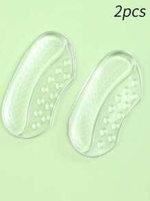 200pcs/2pcs Women's Silicone Heel Pads, Designed To Fit Snugly, Reduce Heels, And Prevent Heel Rubbing. These Heel Pads Are Thickened, Non-Slip, And Wear-Resistant, Making Them Comfortable For Long Periods Of Standing And Walking. Perfect For High Heels And Shoes, For Daily Commuting, Dating, Shopping, Or Holiday Gifts