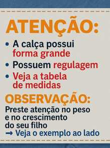 Calça  Masculina infantil juvenil para menino  do 10 ao 16 Lançamento