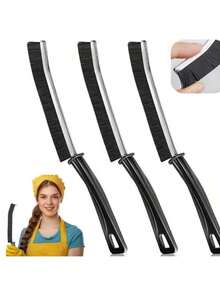 Crevice Cleaning Brush Set, Multi-Function Crevice Cleaning Tool For Bathrooms, Kitchens, Tile, Windows, Doors, Narrow Gaps - Blind Spot Brush, Pot Cleaning Tool