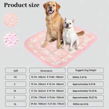 Pet Cooling Mat Ice Cooling Mat For Dogs & Cats Portable & Washable Pet Cooling Blanket, Car Seats, Beds For Summer, Cats Cooling Mat, Premium Pets Cool Pad For Crate Kennel, Indoor Cats Cool Sleeping Bed, Pets Cool Pad For Summer - Multicolor - View 7