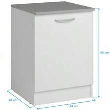 Miroytengo Módulos Individuales y Cocinas Completas en Color Blanco Mate (Cocinas Completas, Cocina 6 Muebles 240 cm) - Blanco - Ver 9