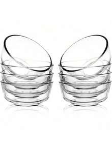 8 Oz Glass Bowls Set(6 Pack),Small For Kitchen,Dessert For Ice Cream,Snack , Side Dishes, Serving For Dipping, Prep - 8盎司6包 - 查看 7