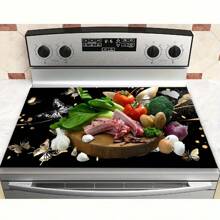 1pcflat, Decorative Stove Cover - Protective Cover, Can Be Used As Stove Cover And Washing Machine Cover, Provide Countertop Space For Electric Stove And Induction Cooker, Stylish Pattern Design