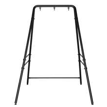 133*137*180cm Wrought Iron Four-Legged Standing 200kg Three Rings Hanging Chair Frame - Black - View 6