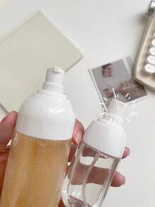 3pcs/1pc Home Skincare Moisturizing Spray Bottles, 60ml/120ml, Portable Travel Refillable Cosmetic Containers, Transparent Thick PET Spray Bottles, Press Type Lotion/Perfume Sample Empty Bottles, Multi-Purpose /Insect Repellent Containers - Clear - View 6