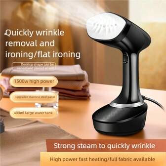 Portable Handheld Garment Steamer - 220V-240V, European Plug, Ideal For Clothes & Home Use