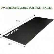 30*60in /30*72in Trainer Cycleops Rowe Indoor Cycling Exercise Stationary Bike With Stone Texture 4mm/6mm Thicknesswq