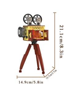 A Collection Of Adult Building Blocks: Vintage Cameras, Coffee Makers, Projectors, Phones - Perfect For Home Decor And Gifts! Step Into A World Of Creativity And Nostalgia With Our Unique Collection Of Adult Building Blocks. From Vintage Cameras To Coffee Makers, Each Carefully D