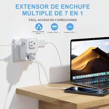 American Standard Power Socket Household Wiring Board Desktop Socket - Blanco - Ver 7