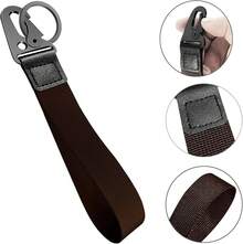 Universal Wrist Key Lanyard| Hands-Free Anti-Loss Strap, Adjustable & Unisex For Sports, Work & Outdoors - 咖啡 - 查看 2