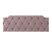 Kelly Upholstered Headboard For Double, Queen And King Beds – Wall Mounted, Modern Style, Comfort And Durability - Màu hồng gỉ - Xem 5