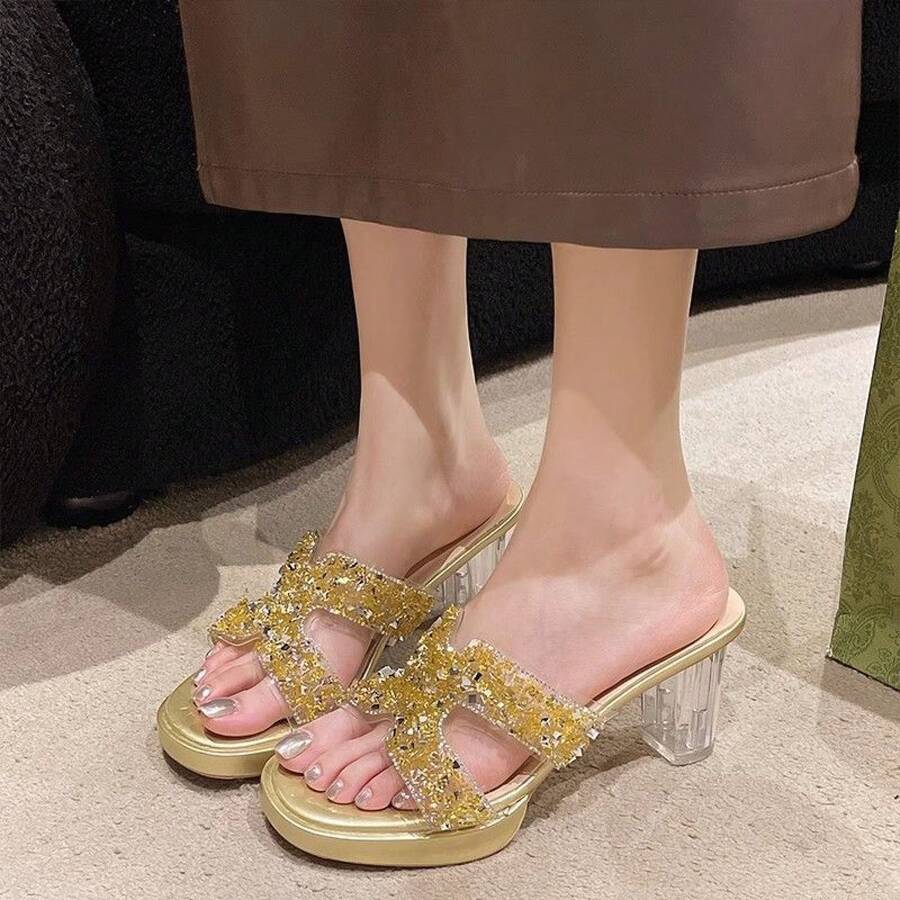 Women Heeled Sandals - 銀色9公分[升級版] - 查看 1