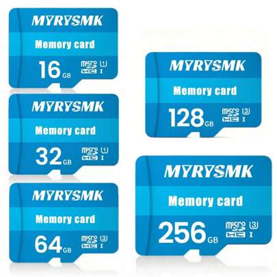 1 张高速存储卡，32GB/64GB/128GB/256GB，适用于智能手机、平板电脑、相机、汽车音响、游戏机等。 - 耐用可靠的多设备存储 SD 卡、快速数据传输、高速标签设计、多功能兼容性、坚固耐用的结构、闭路电视摄像机存储