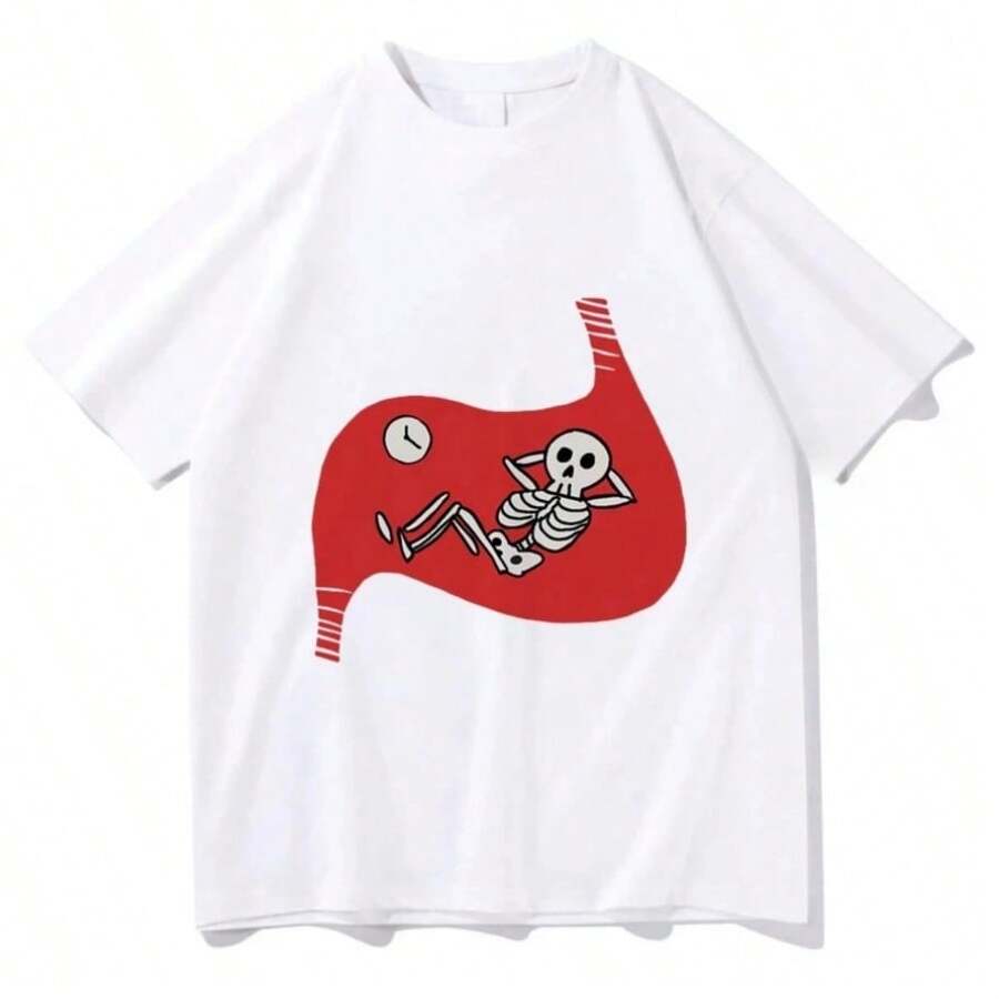 BREATHABLE COOL SUMMER Sweatshirt Delicious In Dungeon Meshi Laios Touden TShirts Falin's Death MenWomen Clothing UniSexs Cotton Graphic T-Shirts 62411 - White - View 1