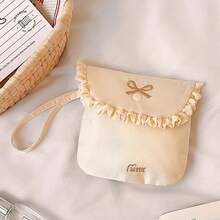 Bonitas servilletas sanitarias, bolsa de almacenamiento de toallas para la menstruación, tampón portátil para estudiantes, bolsa mensual, bolsa de almacenamiento - Amarillo - Ver 11