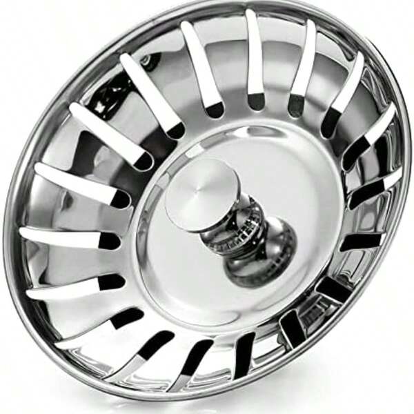 Upgraded Kitchen Sink Plug Strainer Stainless Steel Strainers Sink Plugs Replacement Drain Stopper For Food/Hair Catcher - UK Sinks Hole Diameter 80mm Kitchen Items Kitchen Accessories Kitchen Tools