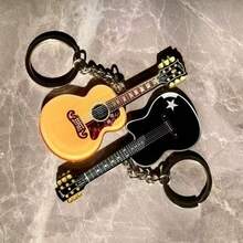 2025 - New Minimalist High-Quality Small Guitar Acrylic Keychain, Backpack Pendant Decoration, Suitable As Friend Gift, Party Favor, Perfect Gift, Birthday Gift
