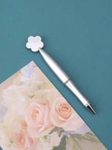 4 piezas Bolígrafo con forma de corazón vintage, accesorios de papelería creativos, bolígrafo para escribir - Accesorios de moda para el aprendizaje y útiles de oficina, bolígrafo para volver a la escuela