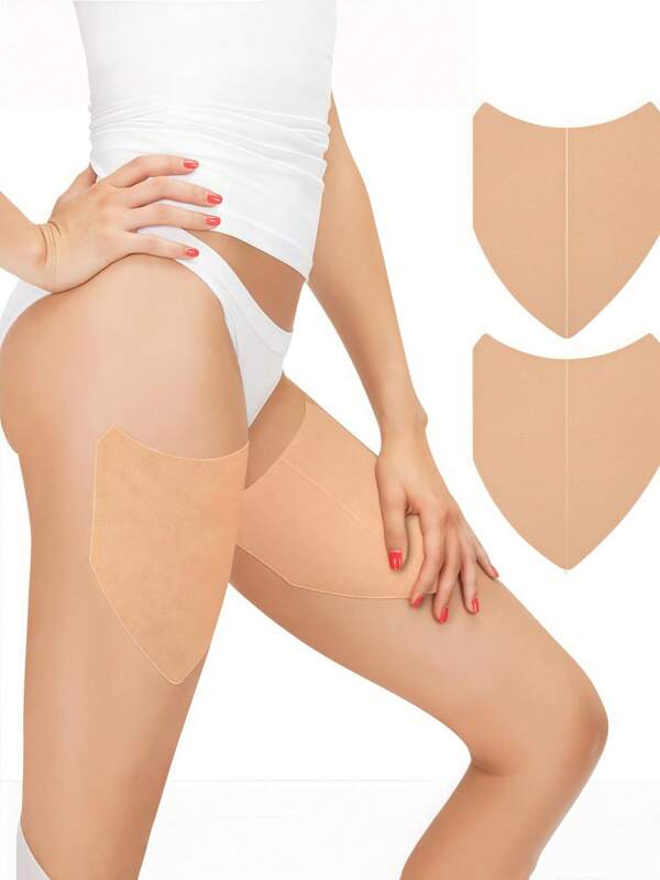 10/20pcs Non-Woven V-Shaped Thigh Anti-Friction Patch Invisible Seamless Anti-Friction Leggings Thigh Patch