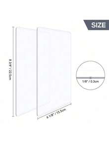 Two Pairs Of PC Cutting Boards - Transparent - View 5