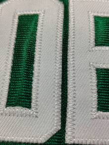 Men's #10 Embroidered LOVE Football Jersey - Loose V-Neck Classic Retro Mesh Short Sleeved Pullover Sports Top Suitable For Street Hip-Hop Rugby Style, Daily Party Sports Training - 綠色 - 查看 3