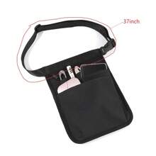 Sac de taille infirmier casual, sac de taille multifonction, sac de taille infirmier réglable avec plusieurs poches - Matériau en nylon durable, idéal pour les médecins et les infirmières - Convient pour les ciseaux, les pansements, etc.