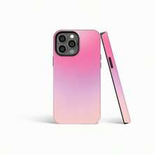 PINK AURA Mood Gradient Phone Case |  16/15/14/13/12 Pro Max MagSafe | Galaxy S24/S23/S22 Ultra | Pixel 7/8/9 | Slim Tough - trắng - Xem 1