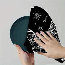 骷髅手、骨头、鬼魂万圣节厨房毛巾，现代矩形超柔软吸水轻便毛巾套装，适用于海滩、淋浴、游泳池、露营、旅行、运动风格沙滩巾，节日必备浴室厨房装饰洗碗布厨房毛巾礼物