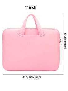 1 件简约轻便大容量笔记本电脑斜挎包，适合 11 英寸/13 英寸/14 英寸笔记本电脑、平板电脑、硬盘、充电器、旅行友好型电脑手提包，适合返校学校用品包，适合学校工作笔记本电脑包，适合女士 Mac Book Casemacbook Case 大学必备笔记本电脑内胆包 - 彩色 - 查看 21