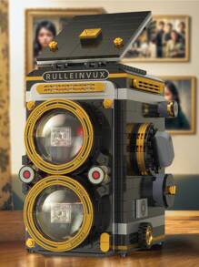 A Collection Of Adult Building Blocks: Vintage Cameras, Coffee Makers, Projectors, Phones - Perfect For Home Decor And Gifts! Step Into A World Of Creativity And Nostalgia With Our Unique Collection Of Adult Building Blocks. From Vintage Cameras To Coffee Makers, Each Carefully D