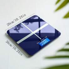 Dispositivo de pérdida de peso con pantalla LED, báscula corporal inteligente con carga USB, báscula electrónica de precisión para adultos en el hogar, la oficina y el baño, decoración para el hogar, decoración de otoño, de vuelta a la escuela