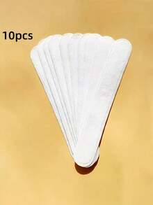 10/20pcs Sweat Absorbing Pads, Hat Brim Sweat Pads, Shirt Collar Pads, Hat Sweat Bands, Hat Liners, Collar & Cuff Protectors, Sweat Absorbing Hat Liners - Sweat, Dirt Resistant, Breathable, Disposable Pads, For More Comfortable Hat Wearing - Non-Woven Fabric, Easy To Use