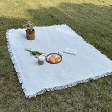 1 件 Ins 风格野餐毯、沙滩毯、柔软可折叠户外垫、春夏季非常适合草地露营和派对、露营野餐布、波西米亚地毯、适合户外和家庭使用、户外野餐、防风斗篷、桌布、户外装饰、女朋友礼物