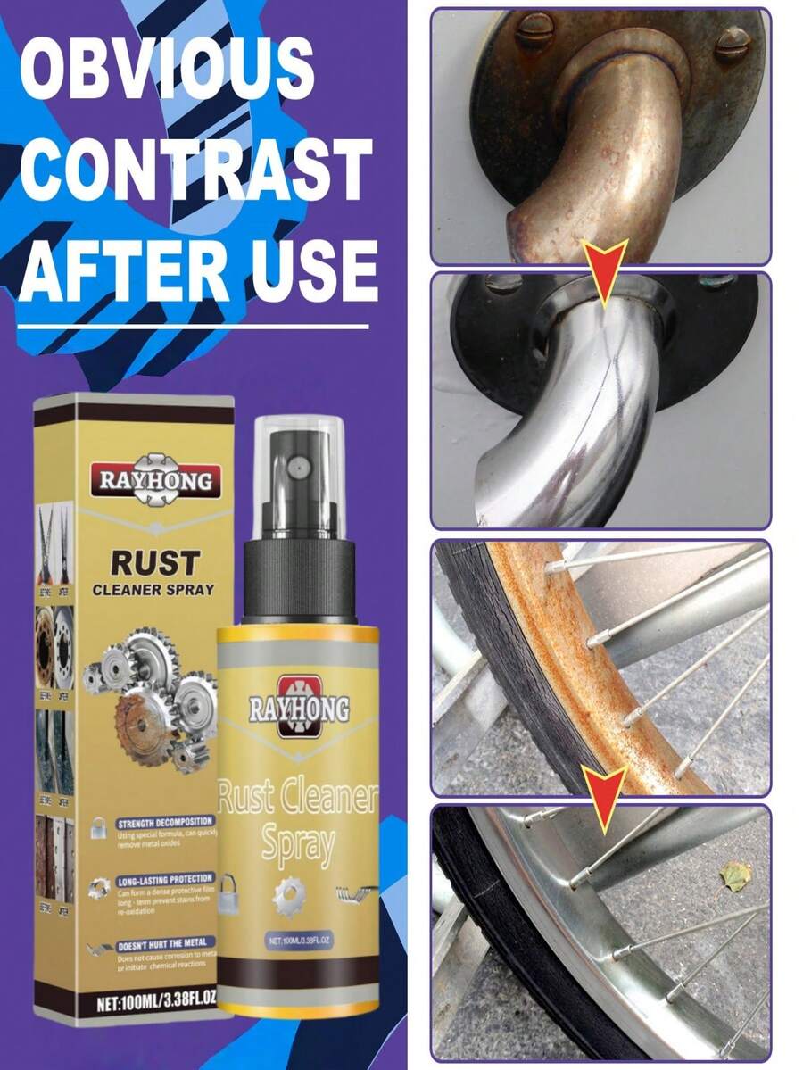 Household Rust Remover Decontamination Kitchen Pot Bottom Black Scale Burn Mark Multifunctional Remover Stainless Steel Rust Removal.