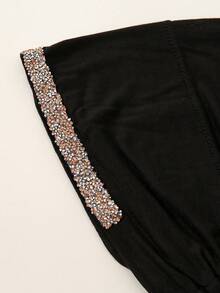 1 chiếc khăn trùm đầu bằng vải jersey màu trơn đính đá lấp lánh dành cho nữ, kiểu dáng bandana, mũ ống thời trang đính kim cương, phụ kiện hijab, mũ hijab đa năng phù hợp cho mọi mùa, mùa hè, đi biển. - Mũ lưỡi trai nhiều màu - Đính đá dập nổi - Xem 8