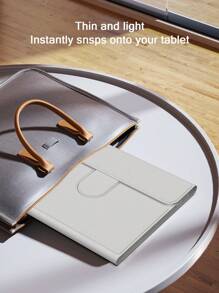 360°旋转支架键盘保护套，兼容iPad第11代/2025款（A16），PU皮革材质，可拆卸无线蓝牙键盘，内置150mAh电池，兼容iPad第11代/第10代Air4/Air5/Air6/Air7 10.9英寸（M2）和2024款（M3），以及iPad 10.2英寸，配备无线键盘和Apple Pencil插槽，支持自动睡眠/唤醒功能 - 灰色