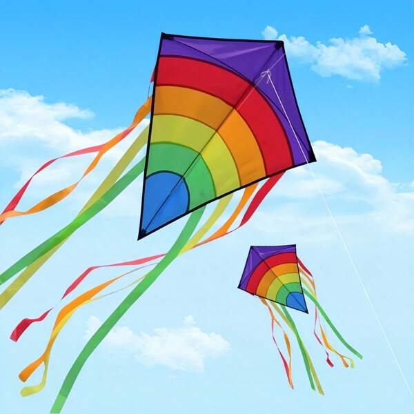 Multi-schweifige diamantförmige Drachen, die Bestseller-Drachen in Weifang, in verschiedenen Farben erhältlich, sind Outdoor-Drachen mit langen Schwänzen, die Regenbögen fliegen können. Sie sind die perfekte Wahl für Outdoor-Aktivitäten, Geburtstagsgeschenke, Geschenke für verschiedene Feste, interaktive Spiele und Partydekorationen