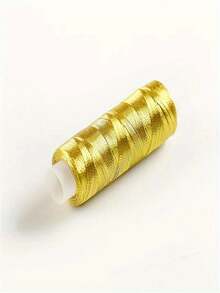 1pc/2pcs Metallic Gold & Silver Color Thread - 200 Yards, Brilliant & Shiny, Suitable For DIY Sewing, Embroidery And Patchwork Crafts - Multicolor - View 8