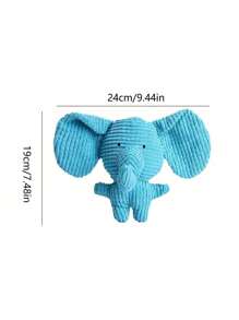 1 件狗狗吱吱咬嚼玩偶互动毛绒玩具用于咀嚼训练适合小型、中型和大型犬 - 彩色 - 查看 13