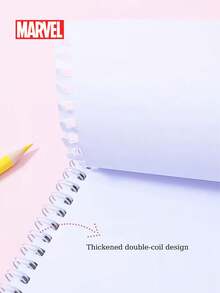 1Pc Marvel 官方授权蜘蛛侠可爱人物形象绘画书素描彩色铅笔专用手绘大白纸加厚空白画纸 DIY趣味绘画学习文具用品奖品送朋友的小礼物