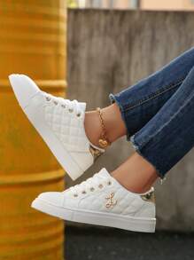 Women's Spring/Autumn New Black Round Toe Lace-Up Lightweight Versatile Casual Sports Shoes/Sneakers, Multiple Colors Available