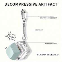 1/2 件减压钥匙扣、键盘按键设计、成人手指玩具、手指按压钥匙扣、镇静工具、专注和放松、适合新年/感恩节、复活节礼物、塑料材质（颜色随机）、坐立不安、坐立不安玩具、坐立不安、坐立不安玩具、坐立不安、坐立不安、键盘坐立不安、玩具钥匙扣、酷玩具