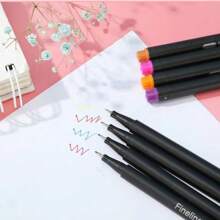 12pcs Fine Tip Colored Liner Pens, Student Art Outlining Pens For Children's Doodles, Drawings, Sketches, Manga, Journaling, Back To School Supplies