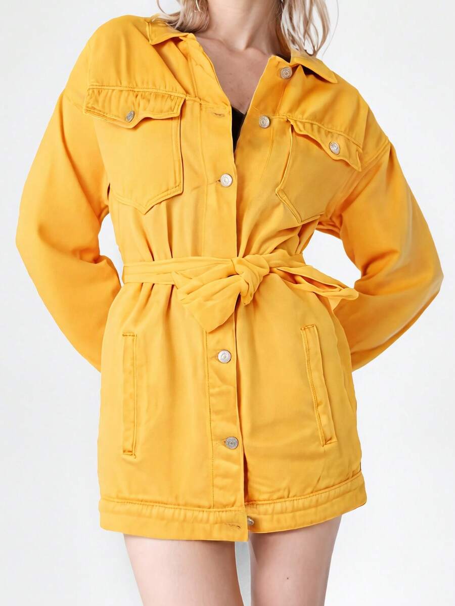 Front Belted Utility Jacket