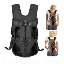 Sac à dos de transport pour animaux de compagnie pour chat et chiens, sac de transport frontal pour animaux, convient pour les petits et moyens chiens, bouledogues et chiots