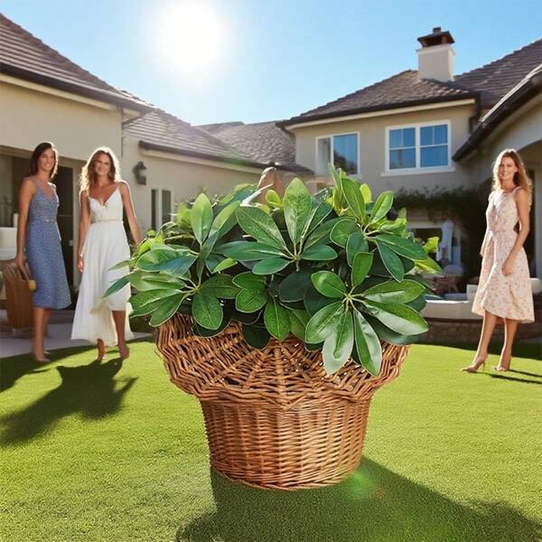 1pc Artificial Banyan Tree Branches Fake Greenery Plants With Leaves And Stems Low-Maintenance DIY Handmade Flower Arrangement Spring And Summer Decoration Suitable For Office Hotel Bedroom Living Room Desktop Home Decoration